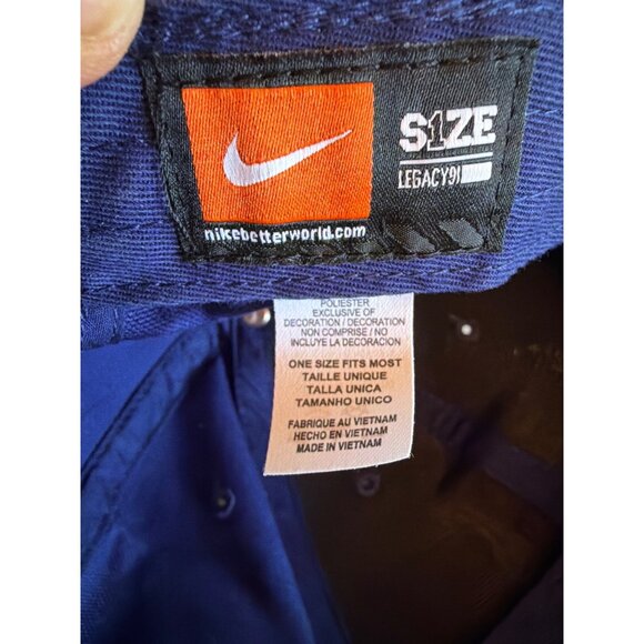 FC Barcelona Nike Legacy91 Adjustable Blue Hat One Size Fits Most - Picture 5 of 5